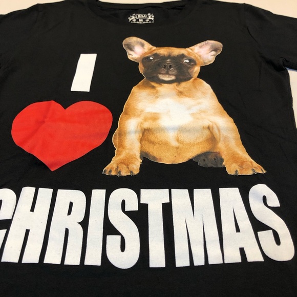 NWOT JEM Women’s Short Sleeve 100% Cotton Pullover Stretch Black Graphic Shirt M - Picture 3 of 7